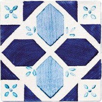 Cevica Provenza Dec. Castellon Azul (Blanco)